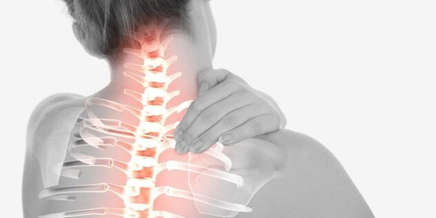 bolest krku v důsledku osteochondrózy